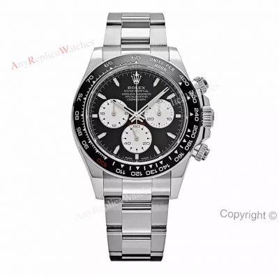 High Quality Replica Rolex Daytona 100th Anniversary Le Mans Stainless Steel Black Dial Oyster Watch